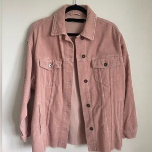 Pink Corduroy Jacket